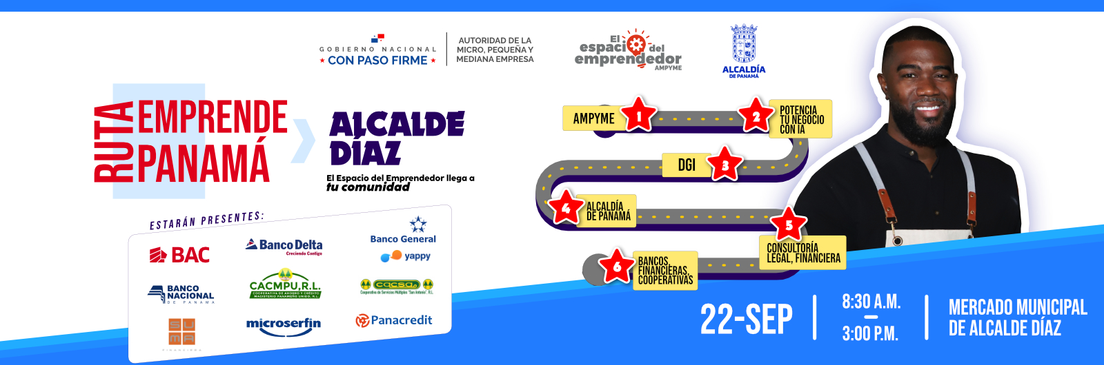 Ruta Emprende Panama - Alcalde Diaz 2026
