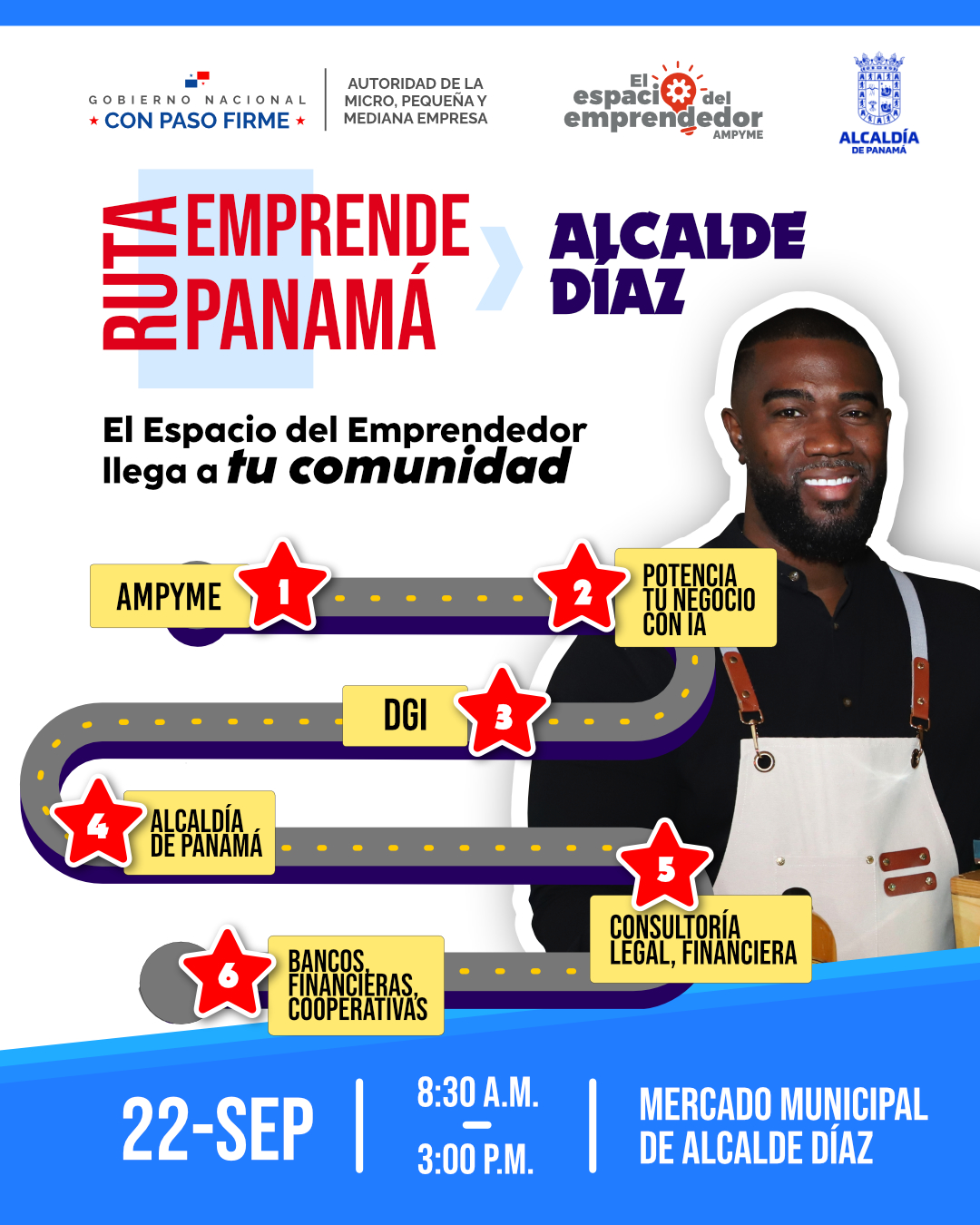 Ruta Emprende Panama - Alcalde Diaz 2026